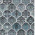 3' X 5' Pewter And Gray Ogee Washable Indoor Outdoor Area Rug