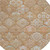 8' Orange And Beige Round Ogee Washable Indoor Outdoor Area Rug 8' Orange And Beige Round Ogee Washable Indoor Outdoor Area Rug
