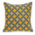 20" Gray and Orange Braided Cotton Throw Pillow 20" Gray and Orange Braided Cotton Throw Pillow