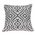 20" X 7" X 20" Gray And White Accent Pillow Cover With Poly Insert 20" X 7" X 20" Gray And White Accent Pillow Cover With Poly Insert