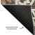 9' X 12' Chocolate And Ivory Geometric Washable Area Rug With UV Protection 9' X 12' Chocolate And Ivory Geometric Washable Area Rug With UV Protection