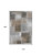 9' X 12' Silver Beige And Gray Abstract Washable Area Rug With UV Protection 9' X 12' Silver Beige And Gray Abstract Washable Area Rug With UV Protection