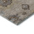 10' X 14' Taupe Gray And Ivory Floral Medallion Washable Area Rug With UV Protection 10' X 14' Taupe Gray And Ivory Floral Medallion Washable Area Rug With UV Protection