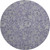 8' Eggplant And Gray Floral Washable Round Rug With UV Protection 8' Eggplant And Gray Floral Washable Round Rug With UV Protection
