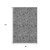 8' X 10' Gray And Charcoal Floral Washable Area Rug With UV Protection 8' X 10' Gray And Charcoal Floral Washable Area Rug With UV Protection