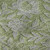 3' X 5' Olive Green And Gray Floral Washable Area Rug With UV Protection 3' X 5' Olive Green And Gray Floral Washable Area Rug With UV Protection