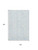 10' X 14' Sky Blue And Ivory Floral Washable Area Rug With UV Protection