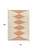 8' X 10' Beige And Orange Abstract Indoor Outdoor Area Rug 8' X 10' Beige And Orange Abstract Indoor Outdoor Area Rug