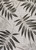 4' X 6' Gray And Black Floral Indoor Outdoor Area Rug 4' X 6' Gray And Black Floral Indoor Outdoor Area Rug