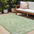 8' X 10' Cream And Green Medallion Indoor Outdoor Area Rug 8' X 10' Cream And Green Medallion Indoor Outdoor Area Rug