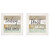 Set Of Two Trusting in the Lord White Framed Print Wall Art