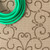 8' Beige And Brown Square Medallion Indoor Outdoor Area Rug