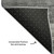 8' X 10' Gray And Silver Geometric Washable Area Rug With UV Protection