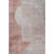 3' X 5' Salmon And Beige Geometric Washable Area Rug With UV Protection