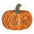 15" X 17" Orange And Brown Pumpkin Hello Fall Hanging Dimensional Sculpture 15" X 17" Orange And Brown Pumpkin Hello Fall Hanging Dimensional Sculpture