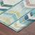 3' X 5' Teal Blue And Turquoise Tribal Washable Indoor Outdoor Area Rug 3' X 5' Teal Blue And Turquoise Tribal Washable Indoor Outdoor Area Rug