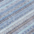 9' X 12' Sky Blue And Blue Striped Washable Indoor Outdoor Area Rug