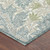 5' X 8' Teal Blue And Pewter Botanical Leaves Washable Indoor Outdoor Area Rug 5' X 8' Teal Blue And Pewter Botanical Leaves Washable Indoor Outdoor Area Rug