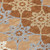 5' X 8' Copper And Orange Floral Medallion Washable Indoor Outdoor Area Rug 5' X 8' Copper And Orange Floral Medallion Washable Indoor Outdoor Area Rug