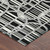 10' X 14' Black And Pewter Geometric Washable Indoor Outdoor Area Rug 10' X 14' Black And Pewter Geometric Washable Indoor Outdoor Area Rug