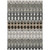 10' X 14' Black And Pewter Striped Washable Indoor Outdoor Area Rug 10' X 14' Black And Pewter Striped Washable Indoor Outdoor Area Rug
