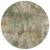 8' Olive Green And Green Round Abstract Washable Indoor Outdoor Area Rug 8' Olive Green And Green Round Abstract Washable Indoor Outdoor Area Rug