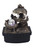10" Black Polyresin Wolf Tabletop Fountain Sculpture 10" Black Polyresin Wolf Tabletop Fountain Sculpture