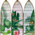 71" Green Solid Wood Folding Three Panel Screen Room Divider 71" Green Solid Wood Folding Three Panel Screen Room Divider