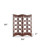 84" Brown Solid Wood Folding Four Panel Screen Room Divider 84" Brown Solid Wood Folding Four Panel Screen Room Divider