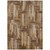 3' X 5' Chocolate And Brown Striped Washable Indoor Outdoor Area Rug 3' X 5' Chocolate And Brown Striped Washable Indoor Outdoor Area Rug