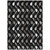 9' X 12' Black And Graphite Geometric Washable Indoor Outdoor Area Rug