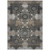 9' X 12' Graphite And Gray Oriental Washable Indoor Outdoor Area Rug 9' X 12' Graphite And Gray Oriental Washable Indoor Outdoor Area Rug
