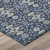 9' X 12' Navy Blue And Blue Oriental Washable Indoor Outdoor Area Rug 9' X 12' Navy Blue And Blue Oriental Washable Indoor Outdoor Area Rug