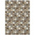 5' X 8' Chocolate And Brown Floral Washable Indoor Outdoor Area Rug 5' X 8' Chocolate And Brown Floral Washable Indoor Outdoor Area Rug