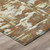 8' Orange And Brown Round Abstract Washable Indoor Outdoor Area Rug 8' Orange And Brown Round Abstract Washable Indoor Outdoor Area Rug