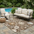 5' X 8' Chocolate And Brown Floral Washable Indoor Outdoor Area Rug 5' X 8' Chocolate And Brown Floral Washable Indoor Outdoor Area Rug