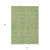 10' X 14' Green Black And Ivory Geometric Washable Indoor Outdoor Area Rug 10' X 14' Green Black And Ivory Geometric Washable Indoor Outdoor Area Rug