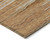 3' X 5' Brown Copper And Ivory Striped Washable Indoor Outdoor Area Rug 3' X 5' Brown Copper And Ivory Striped Washable Indoor Outdoor Area Rug