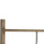 72" Brown Iron Folding Three Panel Screen Room Divider 72" Brown Iron Folding Three Panel Screen Room Divider