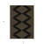 5' X 8' Black And Beige Geometric Washable Indoor Outdoor Area Rug 5' X 8' Black And Beige Geometric Washable Indoor Outdoor Area Rug