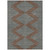5' X 8' Brown And Aqua Geometric Washable Indoor Outdoor Area Rug 5' X 8' Brown And Aqua Geometric Washable Indoor Outdoor Area Rug