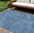 9' X 12' Blue Washable Indoor Outdoor Area Rug 9' X 12' Blue Washable Indoor Outdoor Area Rug
