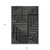 9' X 12' Black And Ivory Geometric Washable Indoor Outdoor Area Rug 9' X 12' Black And Ivory Geometric Washable Indoor Outdoor Area Rug