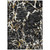 10' X 14' Black Ivory And Brown Striped Washable Indoor Outdoor Area Rug 10' X 14' Black Ivory And Brown Striped Washable Indoor Outdoor Area Rug