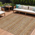 8' X 10' Terra Cotta Copper And Gray Southwestern Washable Indoor Outdoor Area Rug 8' X 10' Terra Cotta Copper And Gray Southwestern Washable Indoor Outdoor Area Rug