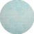 8' Teal And Ivory Floral Washable Round Rug With UV Protection 8' Teal And Ivory Floral Washable Round Rug With UV Protection