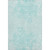 9' X 12' Teal And Ivory Floral Washable Area Rug With UV Protection 9' X 12' Teal And Ivory Floral Washable Area Rug With UV Protection