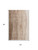 5' X 8' Brown And Ivory Ombre Washable Area Rug With UV Protection 5' X 8' Brown And Ivory Ombre Washable Area Rug With UV Protection
