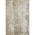 3' X 5' Taupe And Ivory Abstract Washable Area Rug With UV Protection
