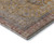 5' X 8' Gold Copper And Gray Floral Medallion Washable Area Rug With UV Protection 5' X 8' Gold Copper And Gray Floral Medallion Washable Area Rug With UV Protection
